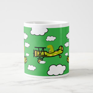 Animal Dinosaur Pilot Nursery Art Extra Grote Beker