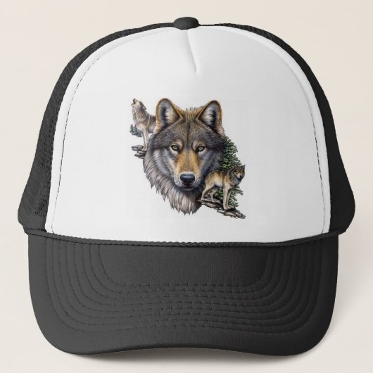 ANIMAL DU VOL CONCHORDS HBO DE CASQUETTE DE LOUP (Devant)