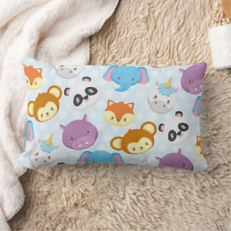 Animal Friends Lumbar Coussin 13" x 21"