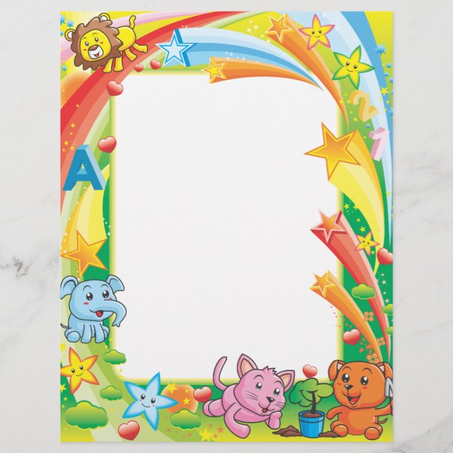 Animal Fun Letterhead (Voorkant)