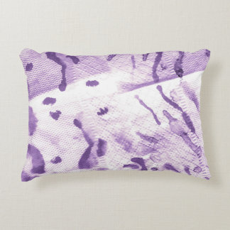 Animal Geometric Textured. Lavender Cross Lines. L Accent Kussen