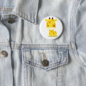 animal giraffe : pins ronde button 5,7 cm (In situ)