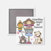 Animal Guardian Angel Magnet par SRF (Recto/Verso)