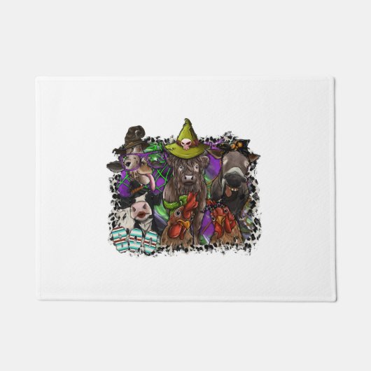 Animal Halloween Deurmat (Voorkant)