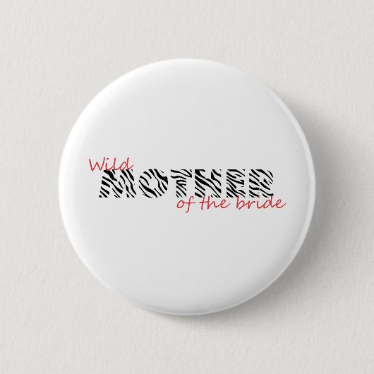 Animal Instinct Moeder van de Bride Ronde Button 5,7 Cm (Voorkant)