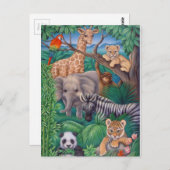 Animal Kingdom Briefkaart (Voorkant / Achterkant)