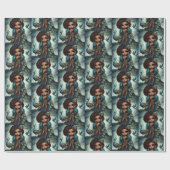 Animal Kingdom Couture Peacock Cadeaupapier (Vlak)