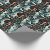 Animal Kingdom Couture Peacock Cadeaupapier (Hoek)