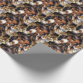Animal Kingdom Couture Tiger Cadeaupapier (Hoek)