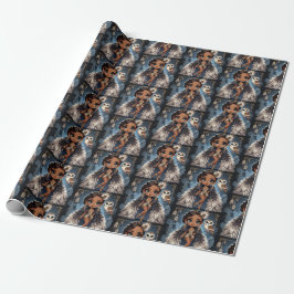 Animal Kingdom Couture Uil Cadeaupapier