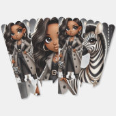 Animal Kingdom Couture Zebra Favoriet Box Bedankdoosjes (Ongevouwen)
