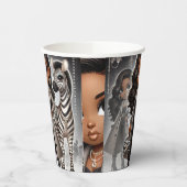 Animal Kingdom Couture Zebra Papieren Bekers (Links)