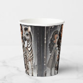 Animal Kingdom Couture Zebra Papieren Bekers (Rechts)