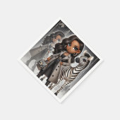 Animal Kingdom Couture Zebra Servet (Hoek)