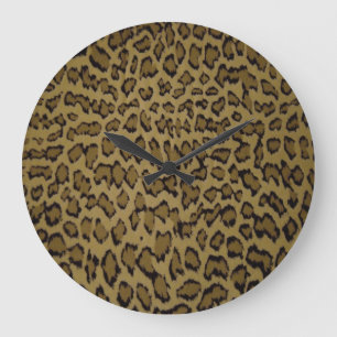 ANIMAL LEOPARD PRINT GROTE KLOK