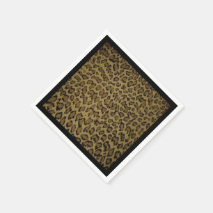 ANIMAL LEOPARD PRINT SERVETTEN