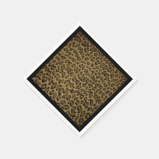 ANIMAL LEOPARD PRINT SERVETTEN (Hoek)