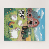 Animal life on the Farm Puzzle Legpuzzel (Horizontaal)
