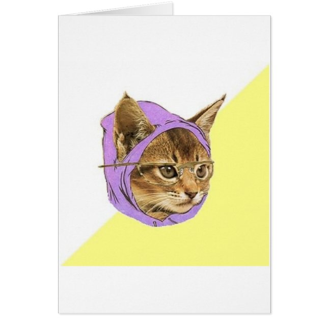 Animal Meme de conseil de chat de Kitty de hippie (Devant)