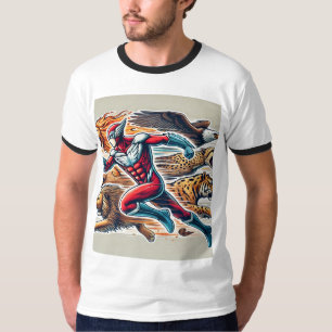 Animal Mimicry Superhero T-Shirt – Laat de Pow los