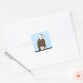 Animal Overachievers Vierkante Sticker (Envelop)