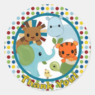 Animal Parade Baby Douche autocollant APK#8 Merci