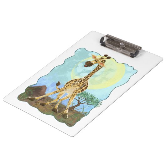 Animal Parade Giraffe Klembord (Gekanteld)