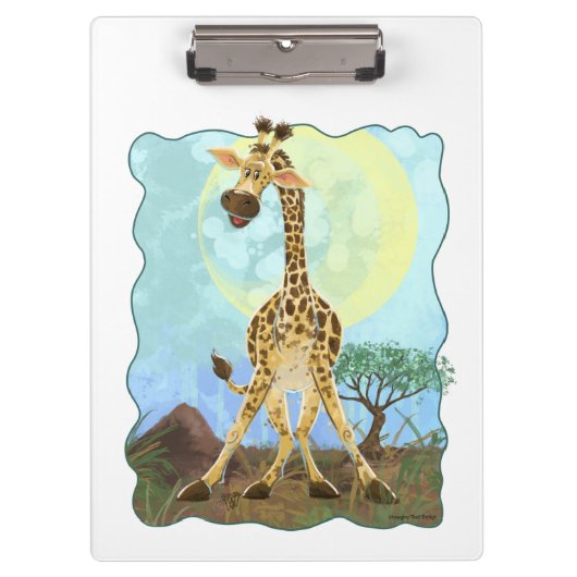 Animal Parade Giraffe Klembord (Voorkant)