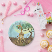 Animal Parade Giraffe Papieren Bordje (Feest)