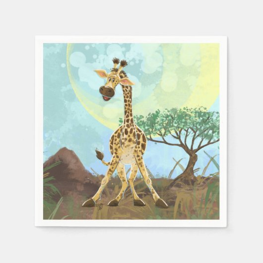 Animal Parade Giraffe Servet (Voorkant)