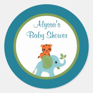 Animal Parade ZOO Baby shower sticker APK#2 tijger