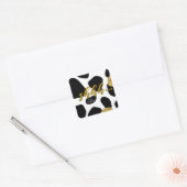 Animal Pattern Gold Surprise Birthday Sticker (Envelop)