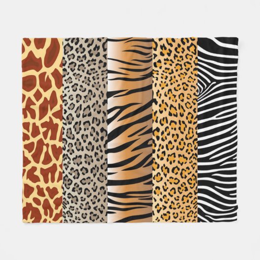 animal patterns|Giraffe Blanket and Comforter| Fleece Deken (Voorkant (Horizontaal))