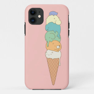 "Animal Pile" ijs telefoonhoesje iPhone 11 Hoesje