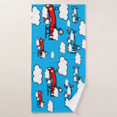 Animal Pilot Nursery Art (Serviette de bain)