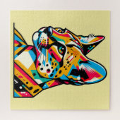 Animal Pop Art 600 Piece Puzzle (Horizontal)