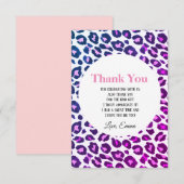 Animal, poster de animal, léopard, guépard merci (Devant / Derrière)