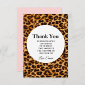 Animal, poster de animal, léopard, guépard merci (Devant / Derrière)