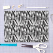 Animal Print Black White Zebra Tissuepapier (Craft)
