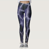Animal Print Blue Leggings (Voorkant)