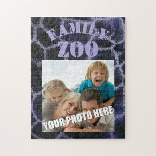 Animal Print Blue Legpuzzel
