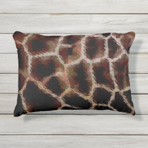 Animal Print Brown Buitenkussen