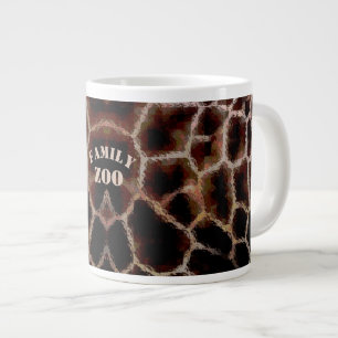 Animal Print Brown Jumbo Beker