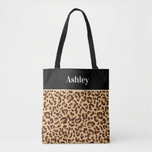 Animal Print Canvas tas