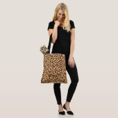 Animal Print Canvas tas (Op model)