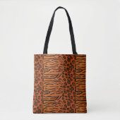 Animal Print Canvas tas (Voorkant)