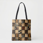 Animal Print Canvas tas (Voorkant)