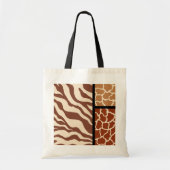 Animal Print Canvas tas (Voorkant)
