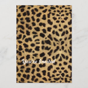Animal Print Cheetah Kaart
