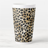 Animal Print - Latte Mug Latte Mok (Voorkant)